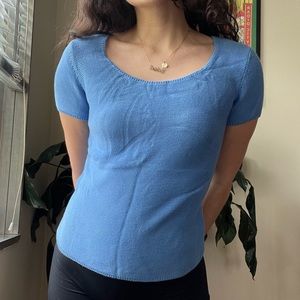 blue sweater top 🦋